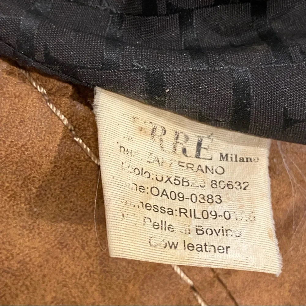 Ferre Milano 100% Genuine Black Cow Leather Hobo Bag - Like New Condition